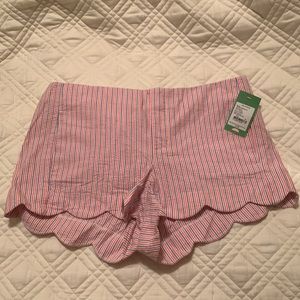 Lily Pulitzer Seersucker Patti Shorts NWT size 10